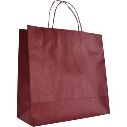 Sacs en kraft écru rouge...