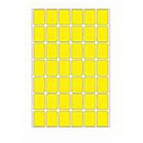 Etiquette 10x15mm jaune...