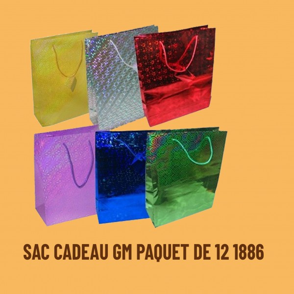 SAC CADEAU GM PAQUET DE 12...