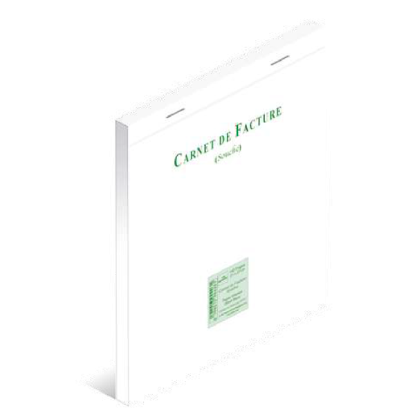 CARNET FACTURE GM SOUCHE 60 gr 140 pages Format 21X27 cm Aladin
