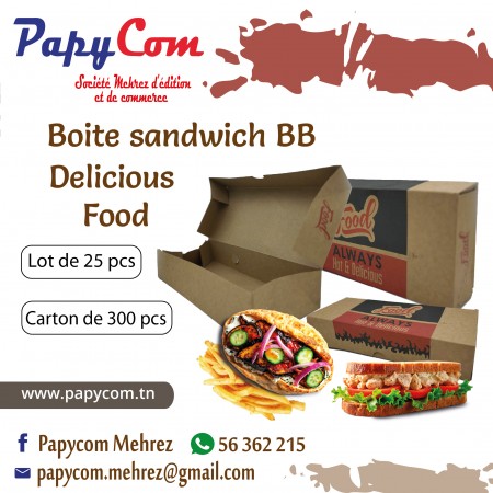 Boite Sandwich BB Delicious Food 